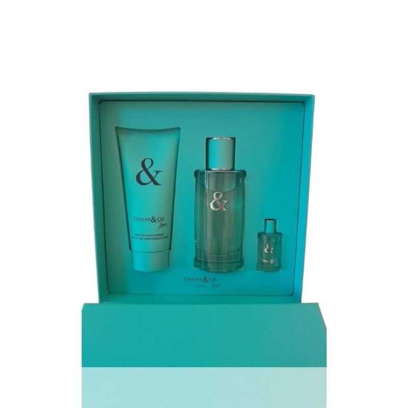 TIFFANY & LOVE FOR HER EDP 90ML/ TIFFANY & LOVE PERFUMED BODY LOTION 100ML/ TIFFANY & LOVE LOVE FOR HER EDP 5ML 2025 SET