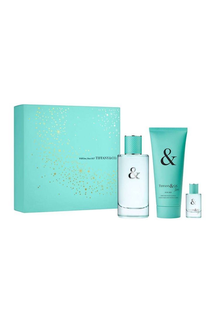 TIFFANY & LOVE FOR HER EDP 90ML/ TIFFANY & LOVE PERFUMED BODY LOTION 100ML/ TIFFANY & LOVE LOVE FOR HER EDP 5ML 2025 SET