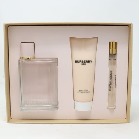 BURBERRY HER EDP 100ML/ HER EDP 10ML/ HER BODY LOTION 75ML FESTIVE SET 2025