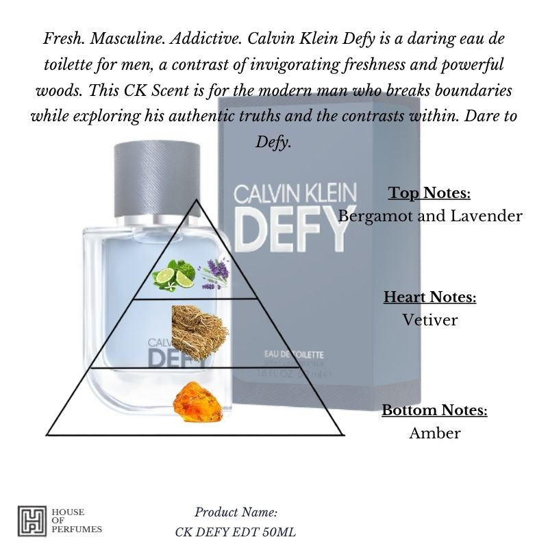 CK DEFY EDT 50ML