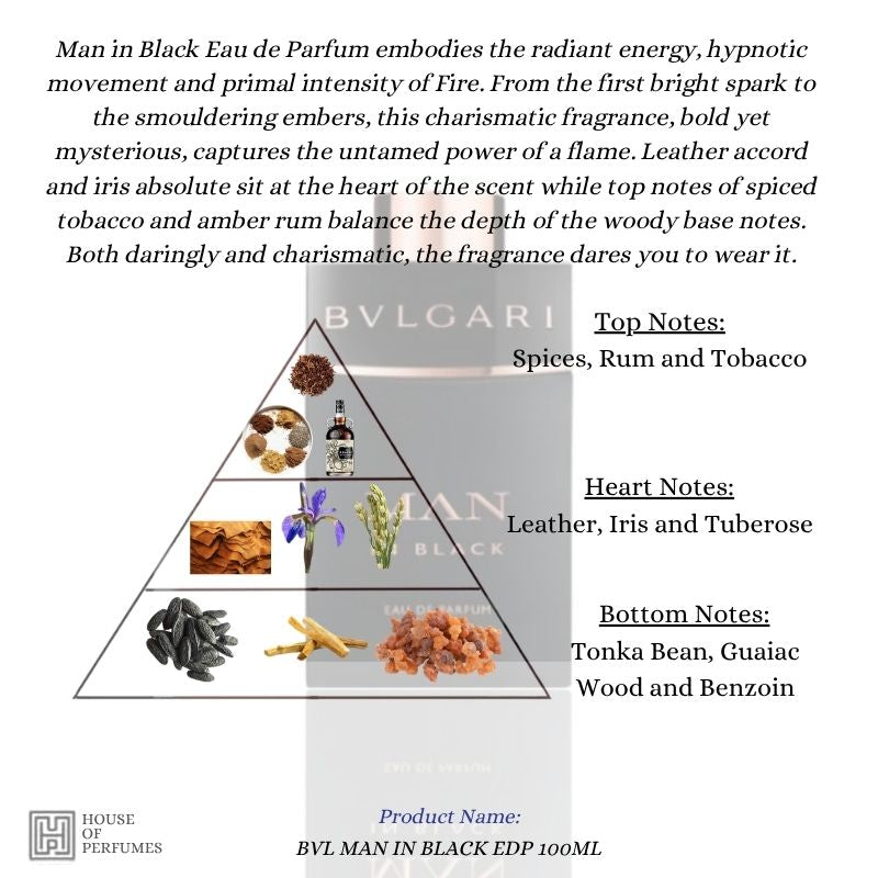 BVL MAN IN BLACK EDP 100ML