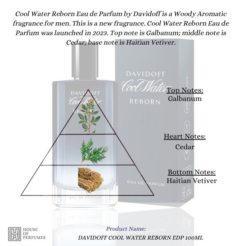 DAVIDOFF COOL WATER REBORN EDP 100ML
