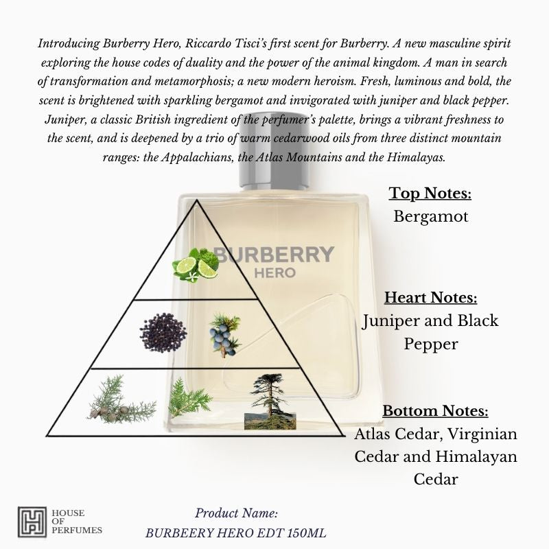 BURBEERY HERO EDT 150ML