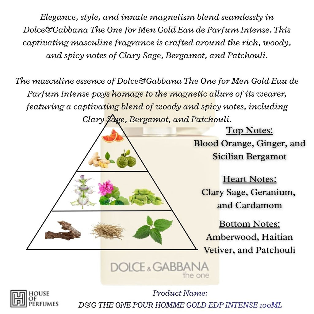 THE ONE POUR HOMME GOLD EAU DE PARFUM INTENSE