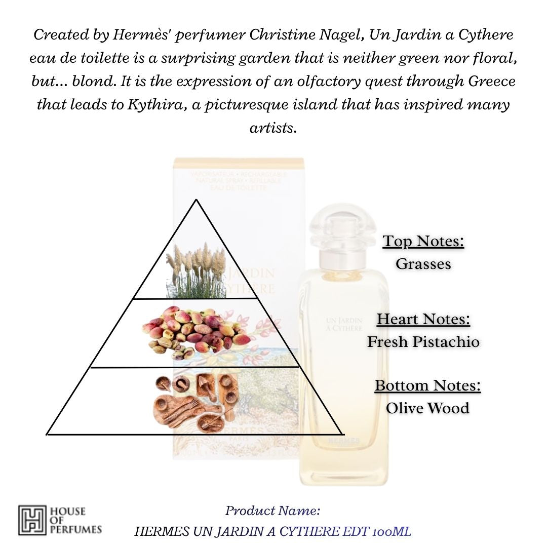 UN JARDIN A CYTHERE EAU DE TOILETTE