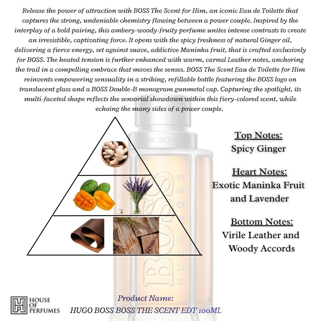 BOSS THE SCENT EAU DE TOILETTE
