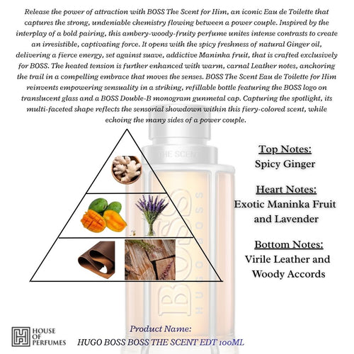 BOSS THE SCENT EAU DE TOILETTE