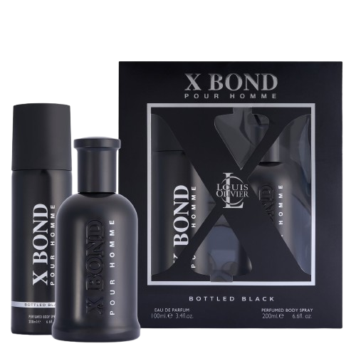 X BOND BLACK GIFT SET 100ml + 200ml Body Spray