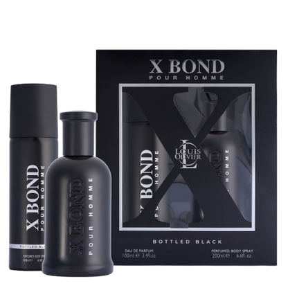 X BOND BLACK GIFT SET 100ml + 200ml Body Spray