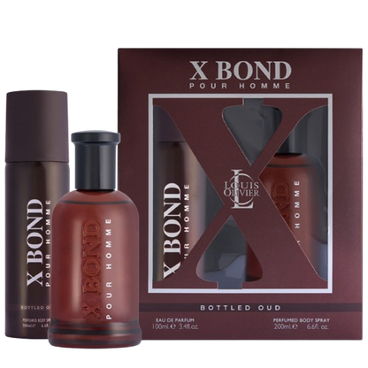 X BOND OUD GIFT SET 100ml + 200ml Body Spray