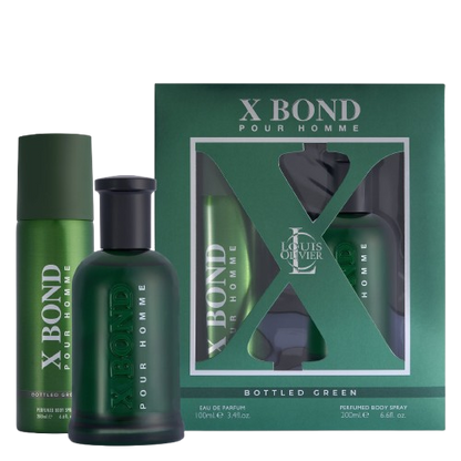 X BOND GREEN GIFT SET 100ml + 200ml Body Spray