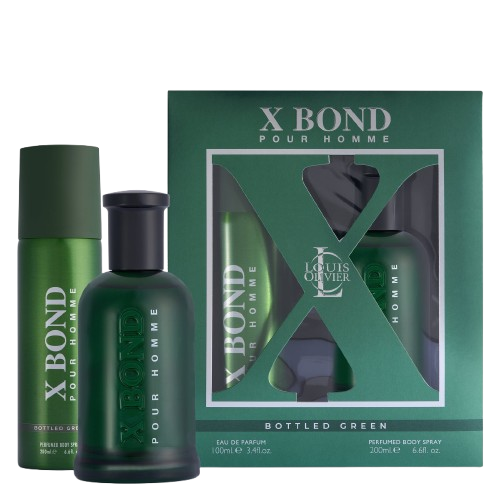 X BOND GREEN GIFT SET 100ml + 200ml Body Spray