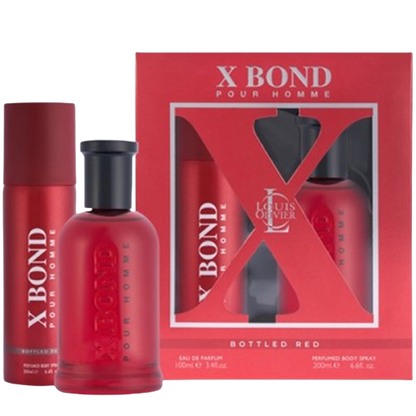 X BOND RED GIFT SET 100ml + 200ml Body Spray