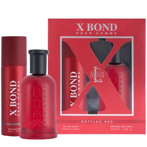 X BOND RED GIFT SET 100ml + 200ml Body Spray