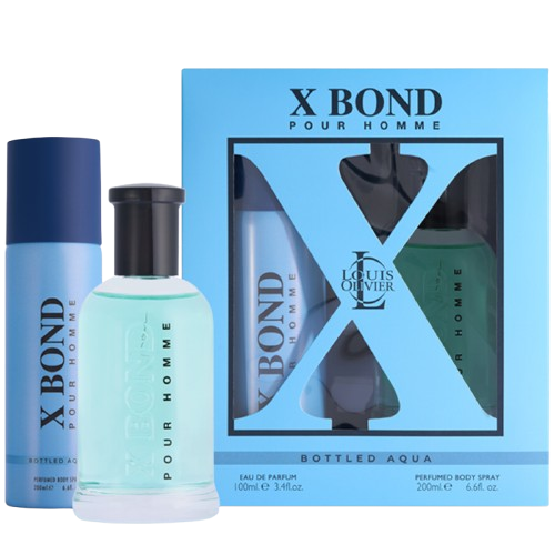 X BOND AQUA GIFT SET 100ml + 200ml Body Spray