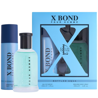 X BOND AQUA GIFT SET 100ml + 200ml Body Spray