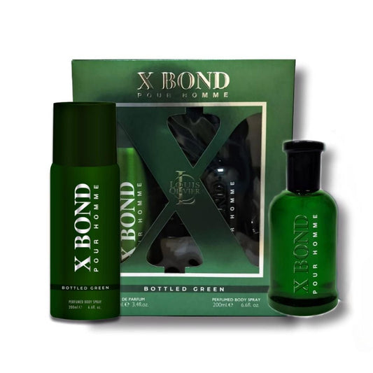 X BOND GREEN GIFT SET 100ml + 200ml Body Spray