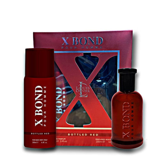 X BOND RED GIFT SET 100ml + 200ml Body Spray