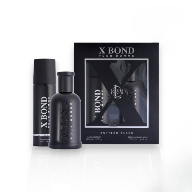 X BOND BLACK GIFT SET 100ml + 200ml Body Spray